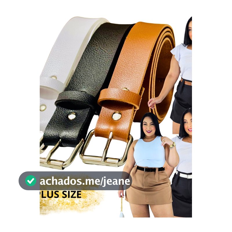 Cinto feminino de couro plus size feminina social tendencia moda blogueira