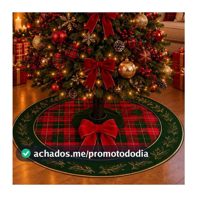 Saia Para Árvore De Natal Capa Para Base Decoração Natalina
