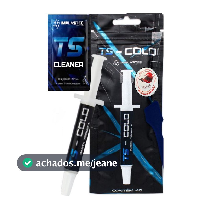 Pasta Térmica Ts Cold 04(QUATRO) GRAMAS 10.5 W/mk para uso em Cpu Ps3 Ps4 Ps5 Xbox e One Sx