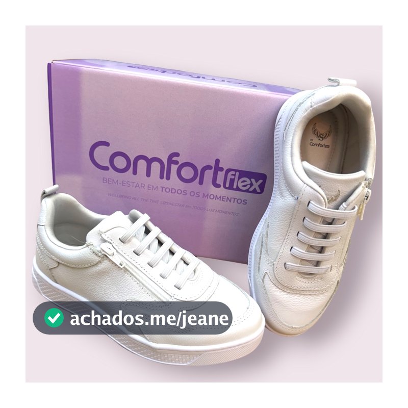 Tenis BOTTERO e COMFORTFLEX couro legítimo ORIGINAL 2025 tênis branco feminino ref 364902 ref 364905