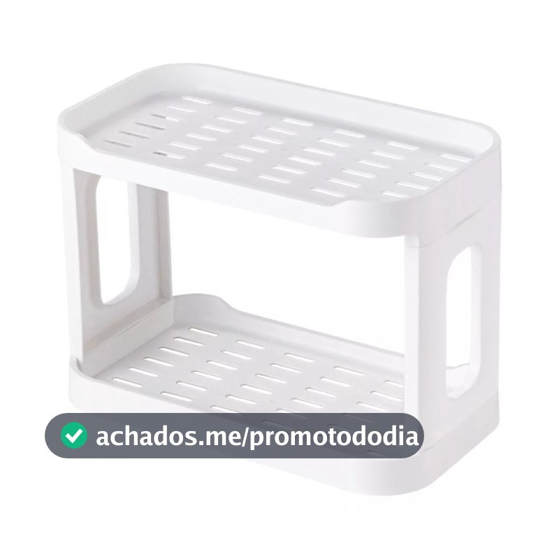 Organizador De Maquiagem Tempero Branco Lindo TOP HOUSE