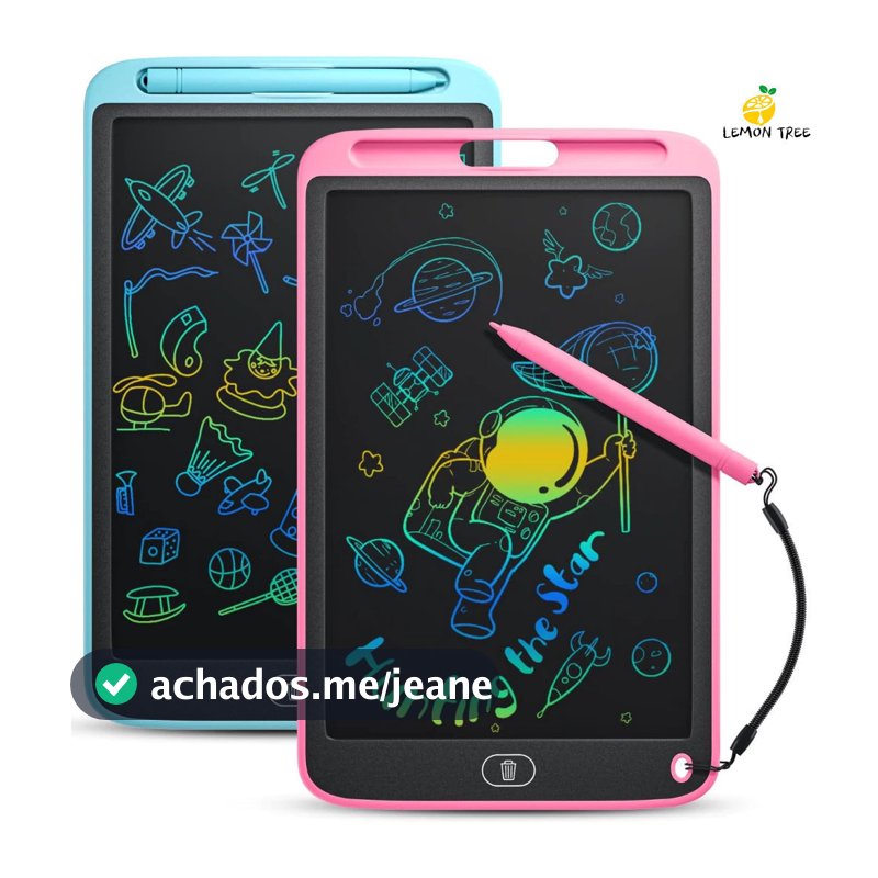 Lousa Mágica Tela Lcd 8.5 /10 /12 Polegadas Infantil De Escrever E Desenhar Tablet