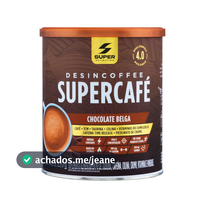 Supercafé Desincoffe Chocolate Belga 4.0 220g