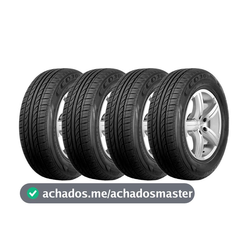 KIT 4 Pneus Mazzini ECO307 175/75R14 Aro 14 87T