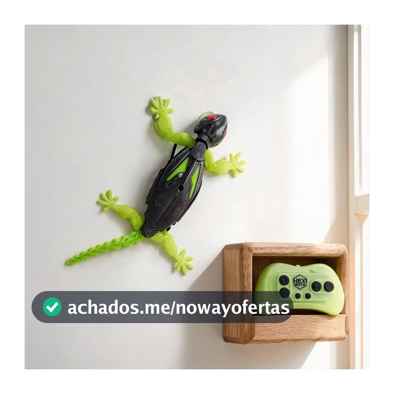 Lagarto Robô Escalador de Parede Controle Remoto Luz LED Recarregável Infantil SUPER QUALIDADE