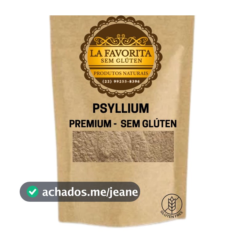 Psyllium Psylium Psilium Fibra - 100g ou 200g ou 500g - Sem Glúten Alta Qualidade Pronta Entrega