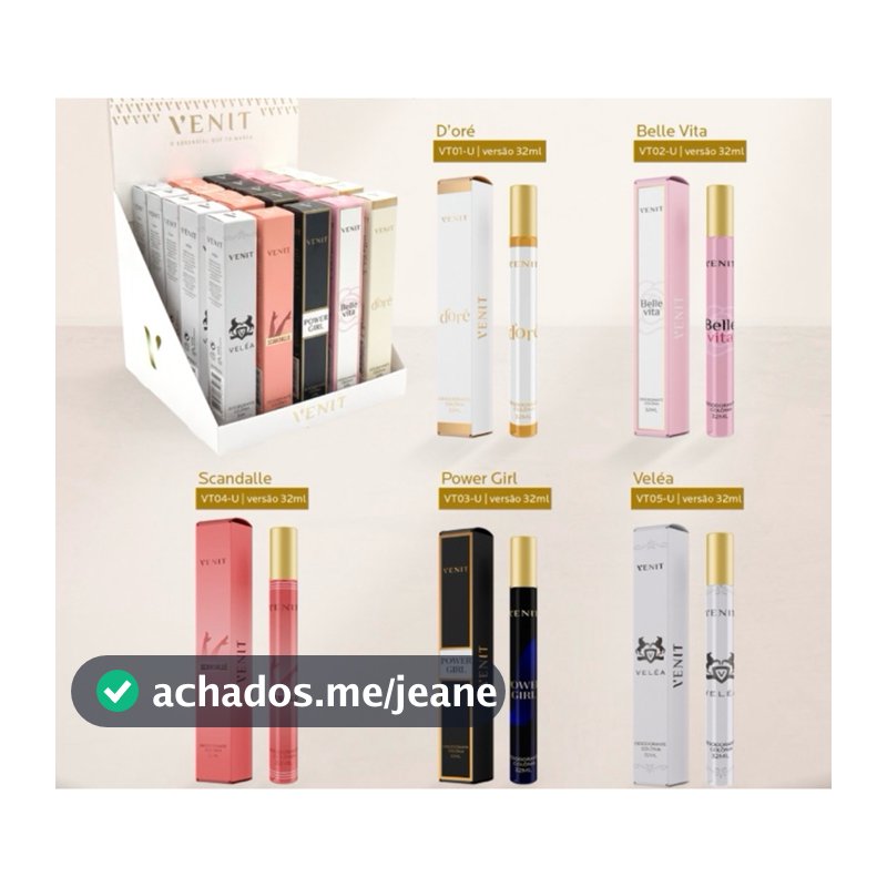 Perfume Unissex Desodorante Colônia - Venit 32ml