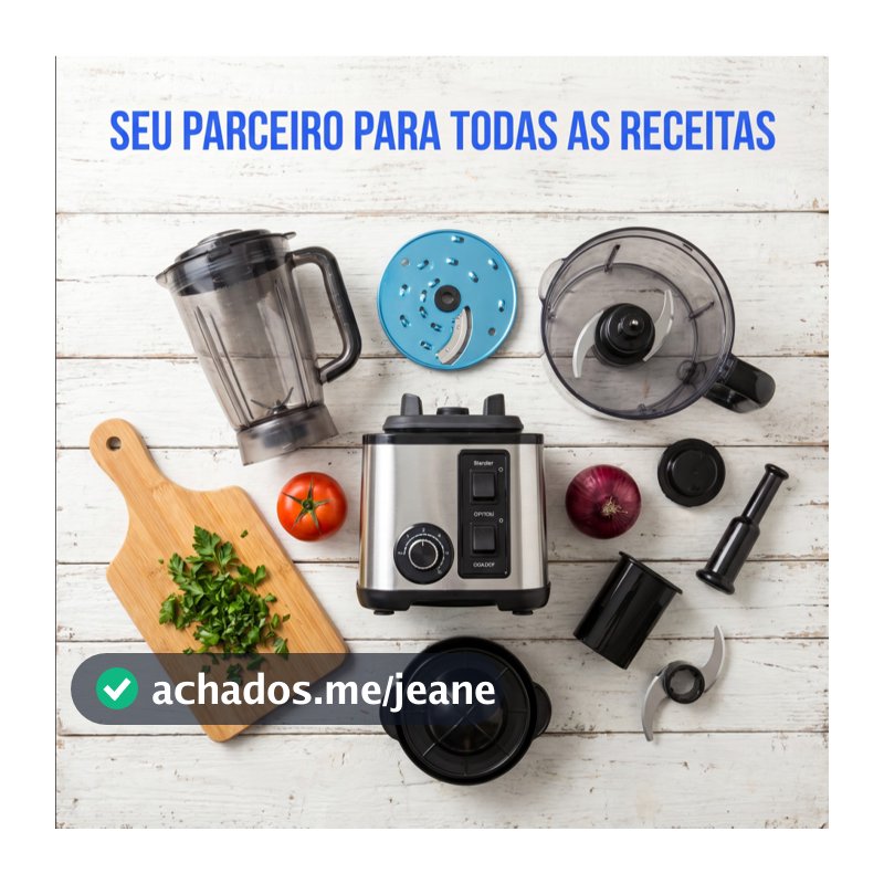 Conjunto de Processador de Alimentos Doméstico Multifuncional 6 em 1 de Alta Potência 1000W