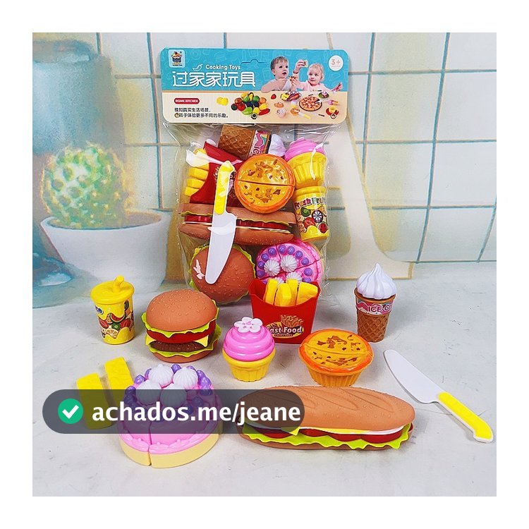 infantil Brinquedo de mini kitchen kit de cozinha,doce,frutas