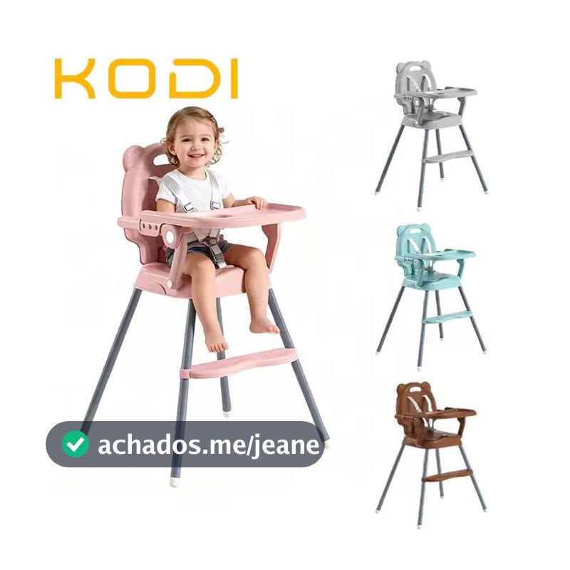 Conveniente Cadeira Alimentacao Bebe, Cadeirao Alto, Baixa E Mesa de - Qualidade Premium -P19