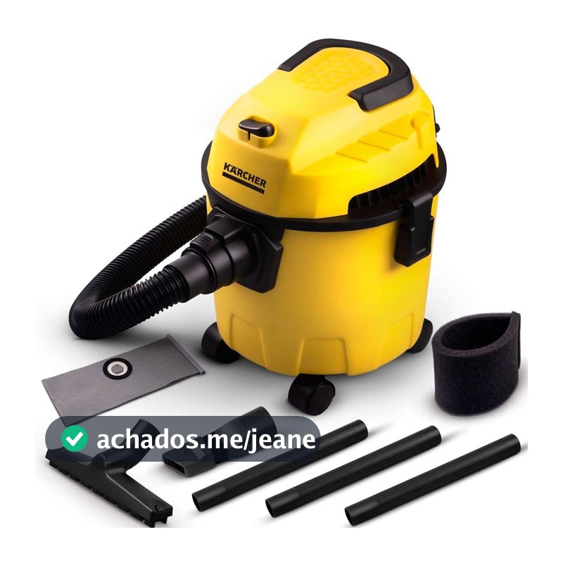 Aspirador de pó e líquido 10 litros 1.500 watts - WDL 1 Karcher