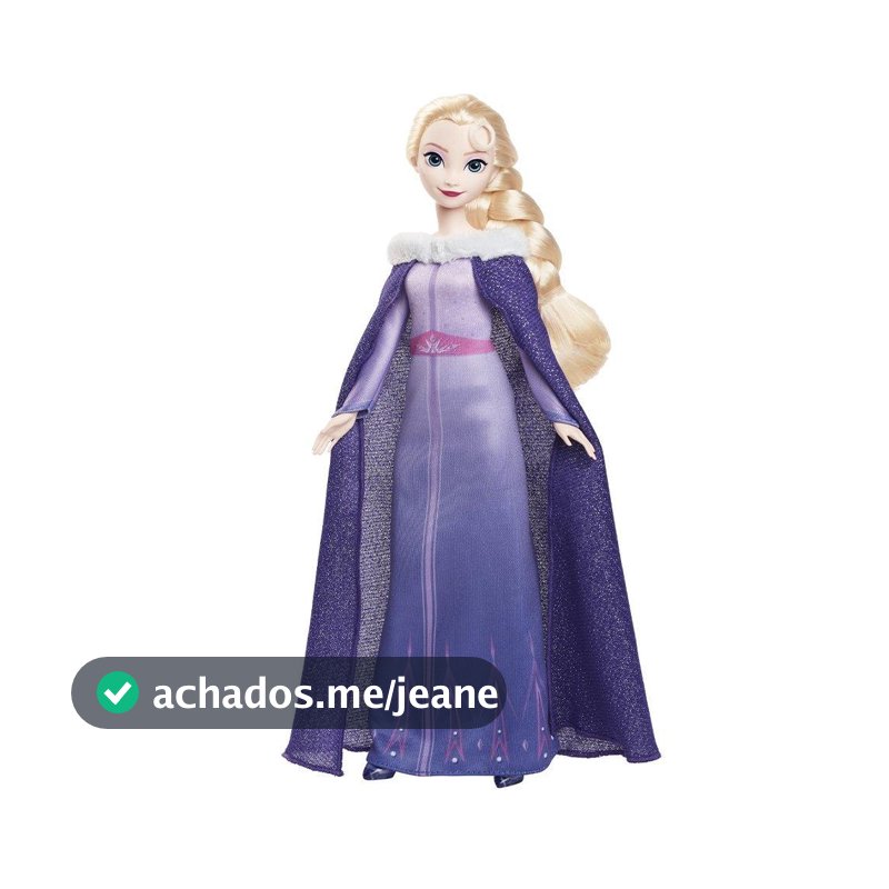 Boneca Elsa Frozen Disney Vestido de Baile Real JDX41