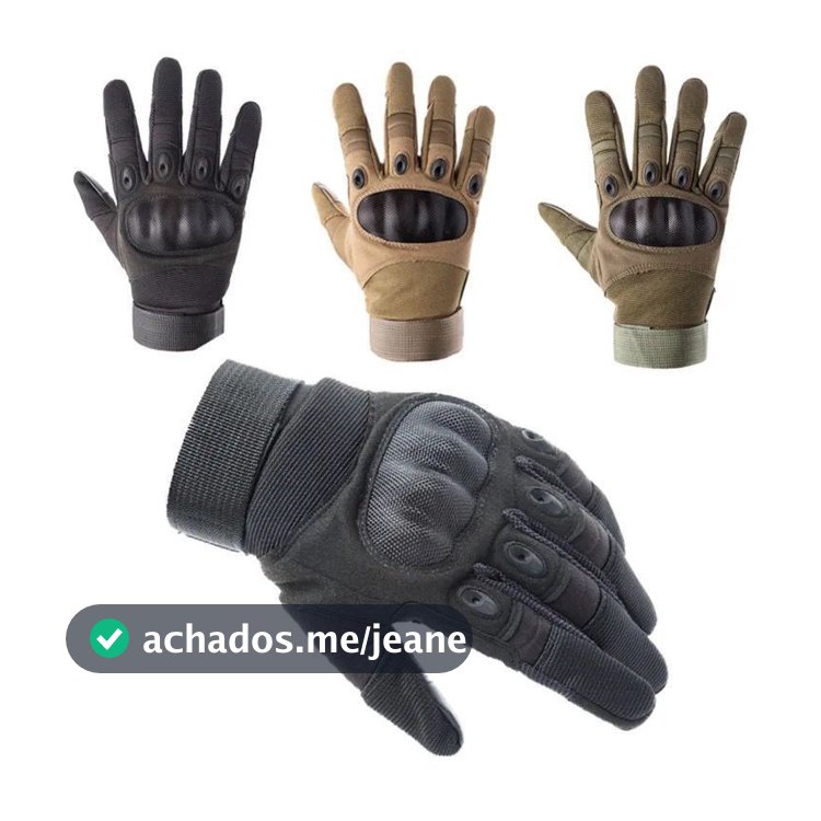 par de Luva Tática para Motociclistas Motoqueiros com Proteção luvas desportivas luvas ao ar livre