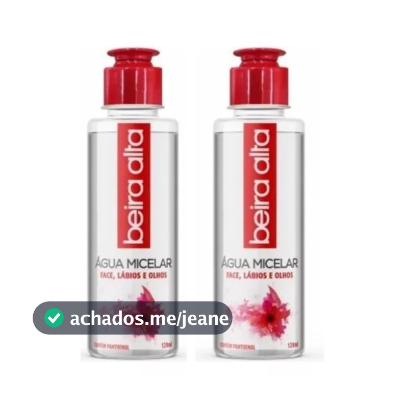 Kit com 2 - Água Micelar Beira Alta 120ml