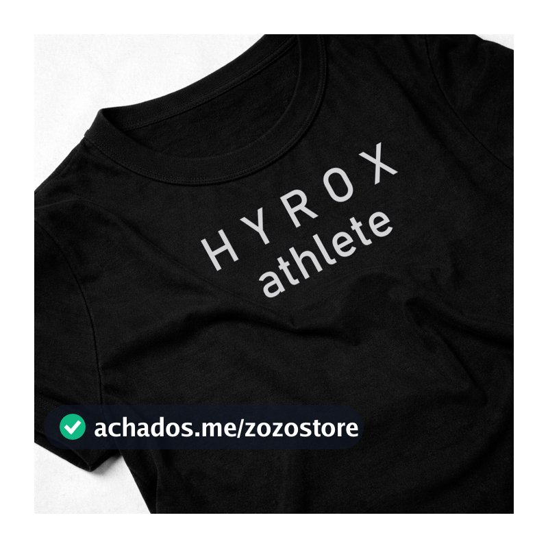 Regata Camiseta Oversized Hyrox Esporte Hibrido Hybrid Athlete Academia Musculção 100% Algodão Unissex Premium
