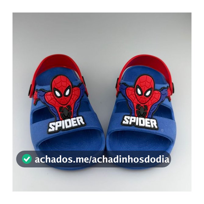 Sandalia de menino infantil aranha spyder