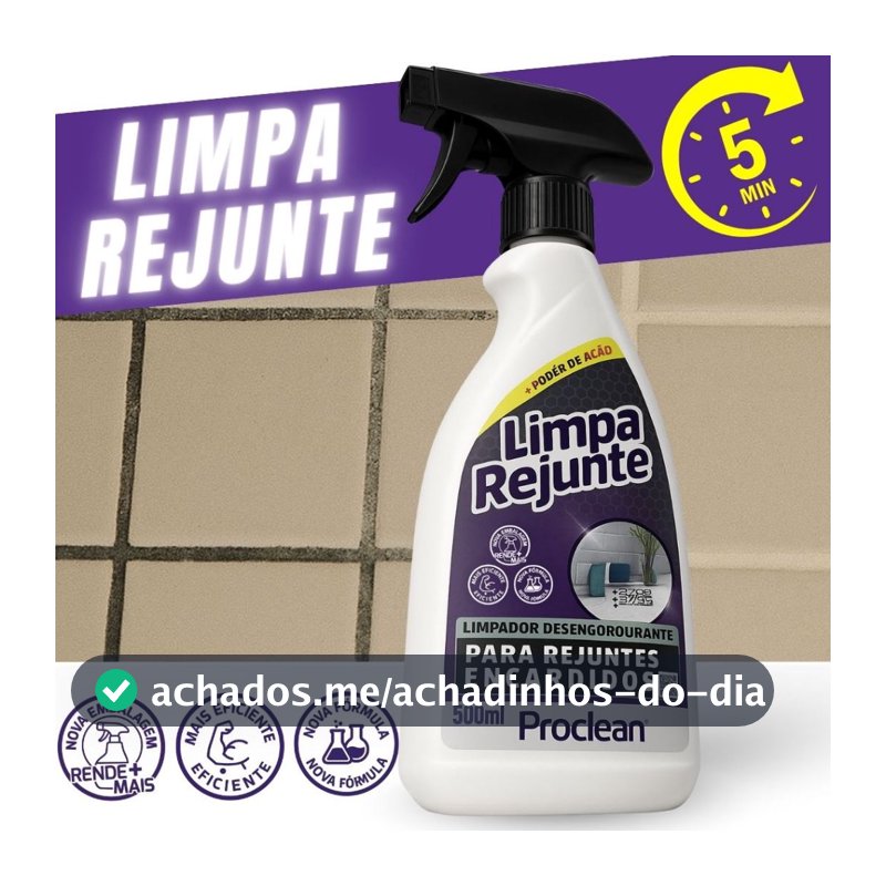 Limpa Rejunte Encardidos Rejunte Azulejos Mofo 500ml