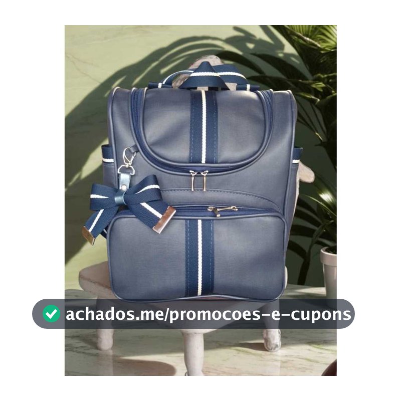 mochila maternidade  de luxo mamãe bebê multifuncional 2 em 1 térmico impermeável