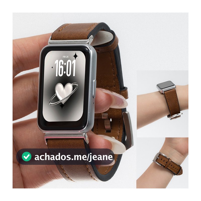 Pulseira De Couro Para Samsung Galaxy Fit 3 Esportes Relógio Banda Acessórios Substituição Cinto correa