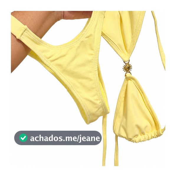 Conjunto Biquini Sunshine Premium Tecido Duplo Cortininha Invertido  calcinha Lua Semi Fio