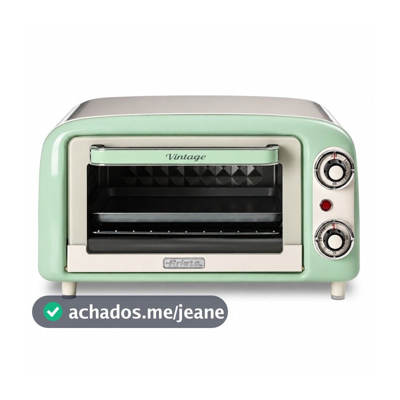 MINI FORNO ELÉTRICO ARIETE VINTAGE 10L 800W VERDE 220V 00C391904ARBR