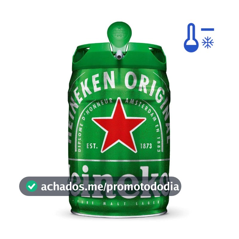 Cerveja Premium 5L Barril Heineken - Gelado