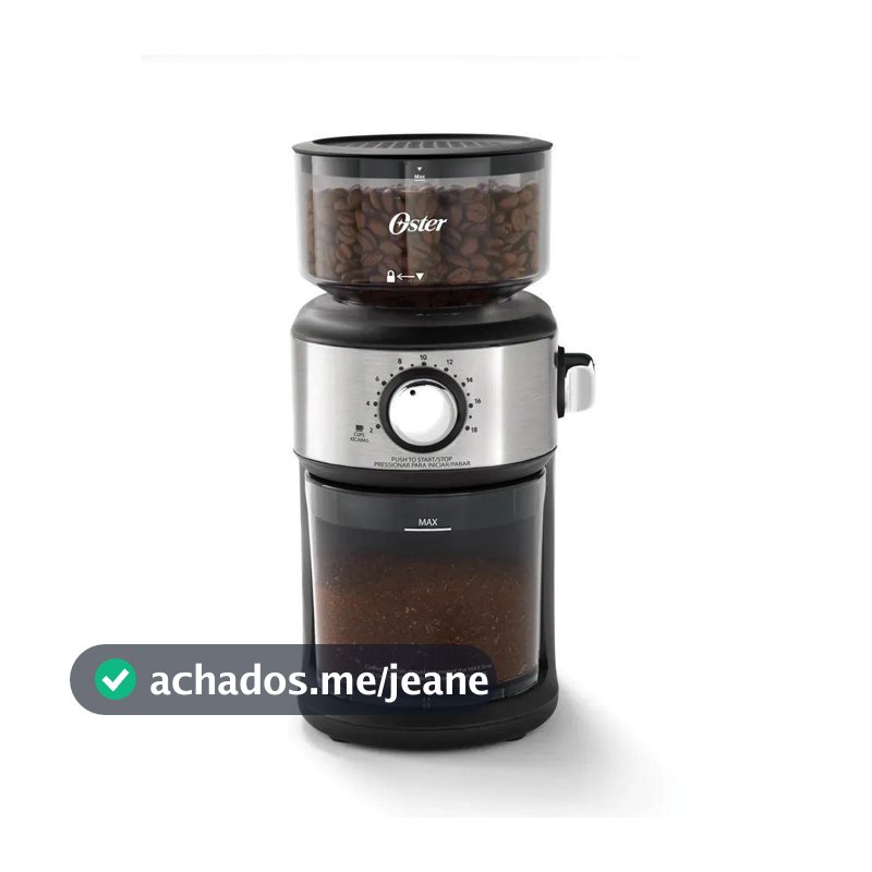 Moedor de Café Oster Precision BVSTBMH24 18 Níveis 200W Preto 220V