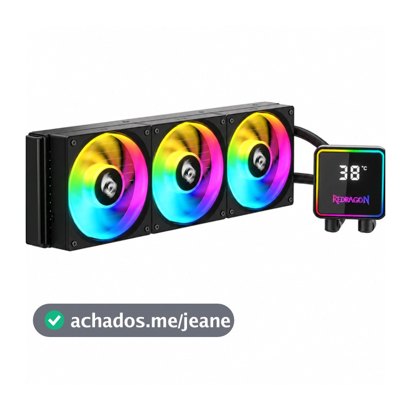 Water Cooler Redragon CCW-3017 com Display ARGB 360mm