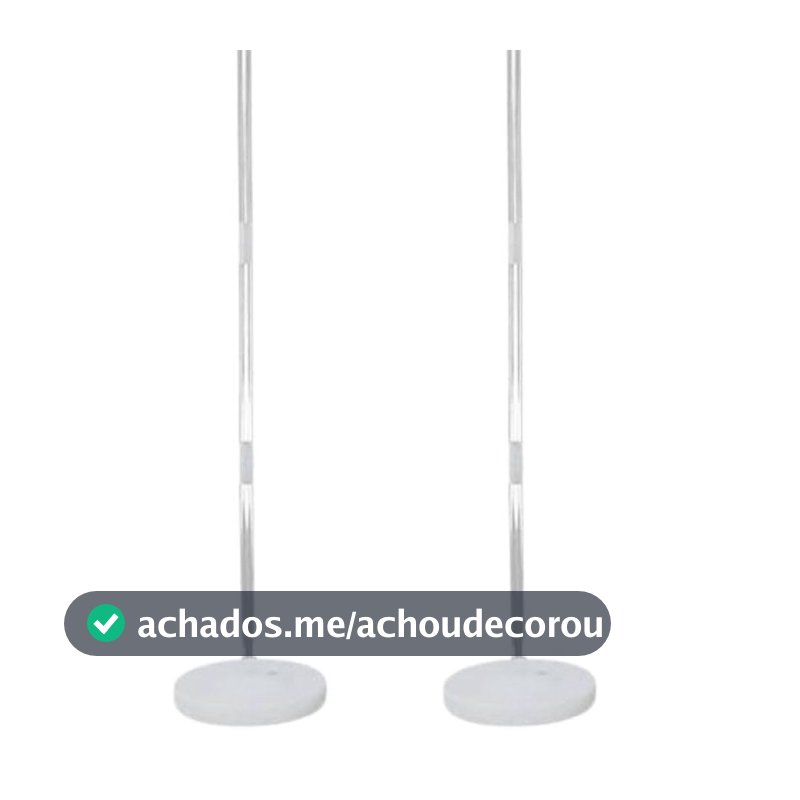 kit2 Suporte Coluna Balão Base Bexiga 1,m Armação Decoração
