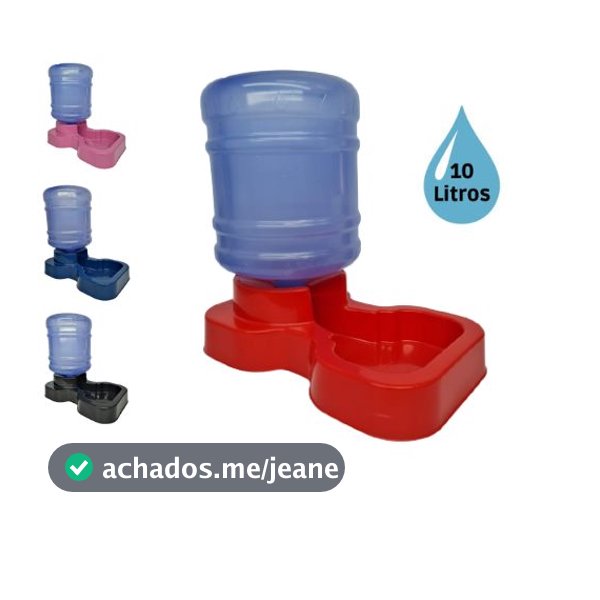 Bebedouro Automático com Galão 10lts Cachorro Grande Porte Cães Pet