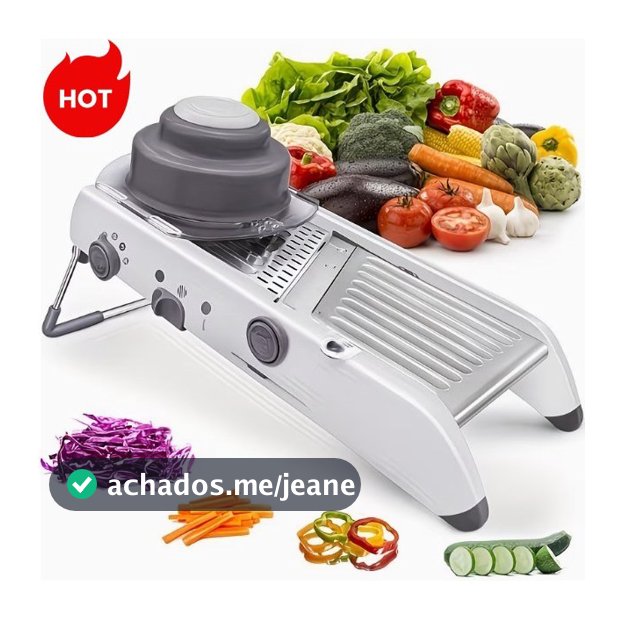 Mandolin Fatiador Profissional Aço Inox 18 tipos Cortador De Legumes Mandoline Profissional 18 tipos de corte Mandolin