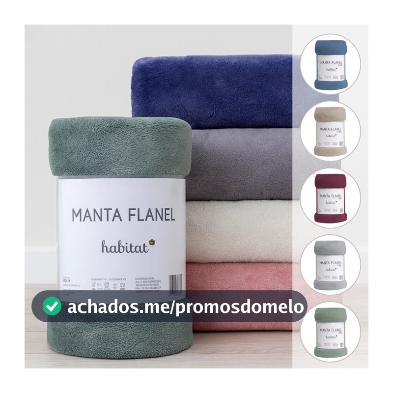 Manta De Microfibra Queen Casal Toque Extra Macio Antialérgico Quentinho Flanel Habitat