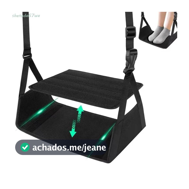 Descanso De Perna Para Avião SHENGDA , Placas De Suporte , Alça Ajustável , Rede Pés De , Fácil De Instalar