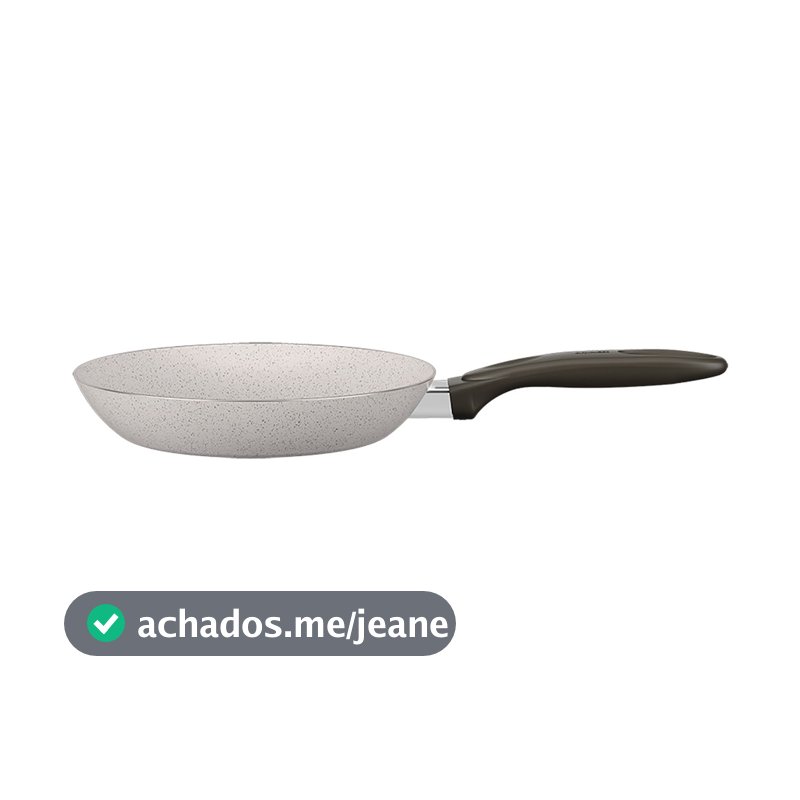 Frigideira Ceramic Life Suprema 20 cm Vanilla Antiaderente Alumínio Revestimento Antitérmico Brinox