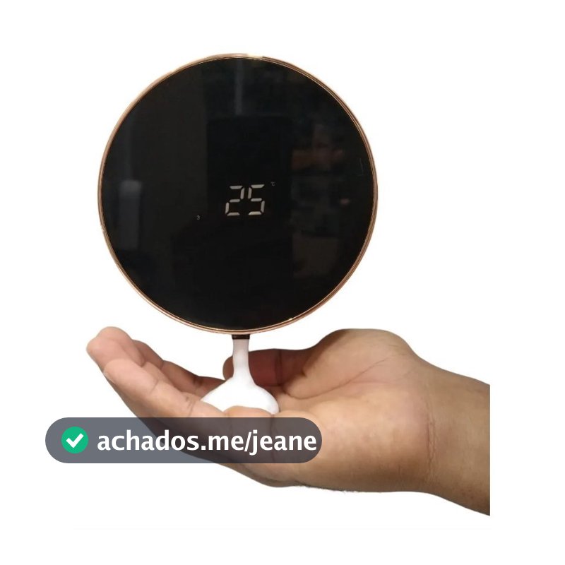 Saboneteira Sabão Automática Recarregável Dispensador Espuma