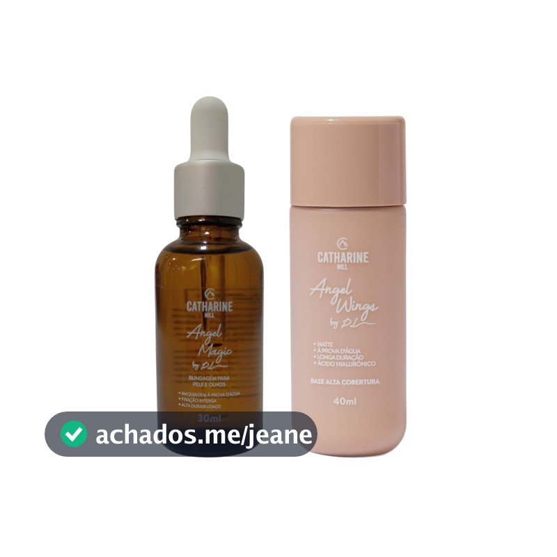 Blindagem Angel Magic + Base Alta Cobertura Pri Lessa Catharine Hill A Prova Dágua