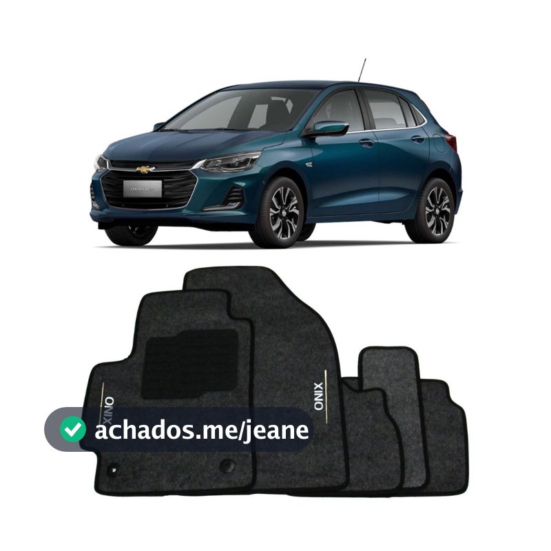 Jogo Tapete Carpete Chevrolet Onix 2020 2021 2022