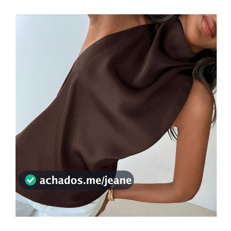 Blusa Feminina Elegante Frente única Gola Alta Boba Moda