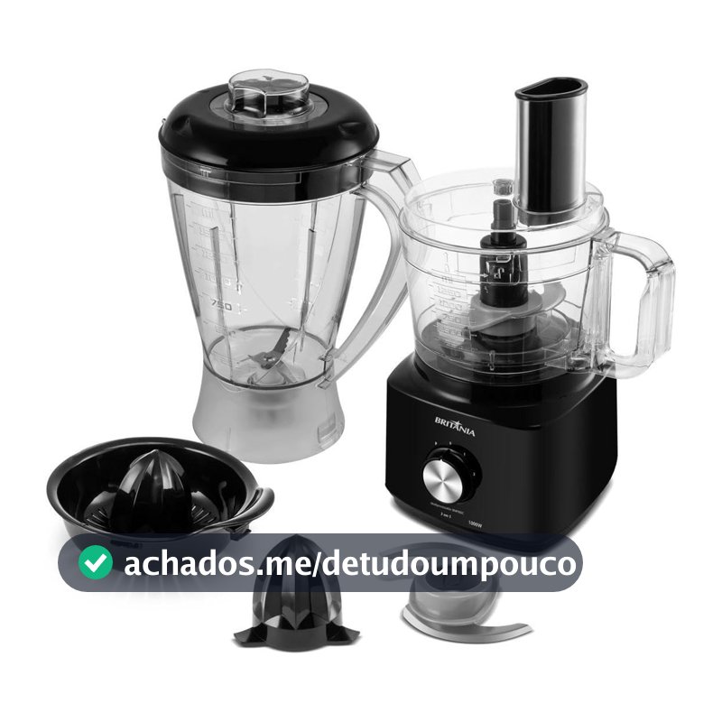 Multiprocessador Britânia BMP900C 3 em 1 Preto