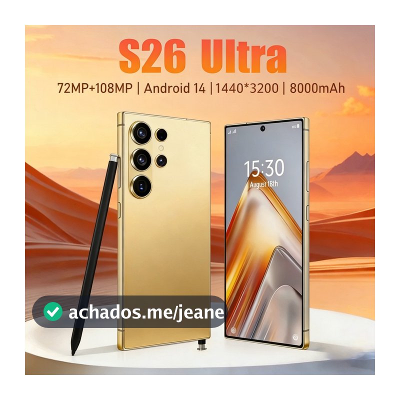 BML Celular Galaxy S26 Ultra 512 GB+12GB De RAM (+ 4 Dinâmicas) 5G LTE-Bateria De 8000 mAh