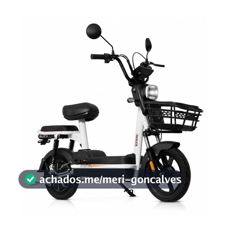 Scooter Elétrica 500W 48V 12Ah Bateria Removível Autopropelida Smart Bikelete