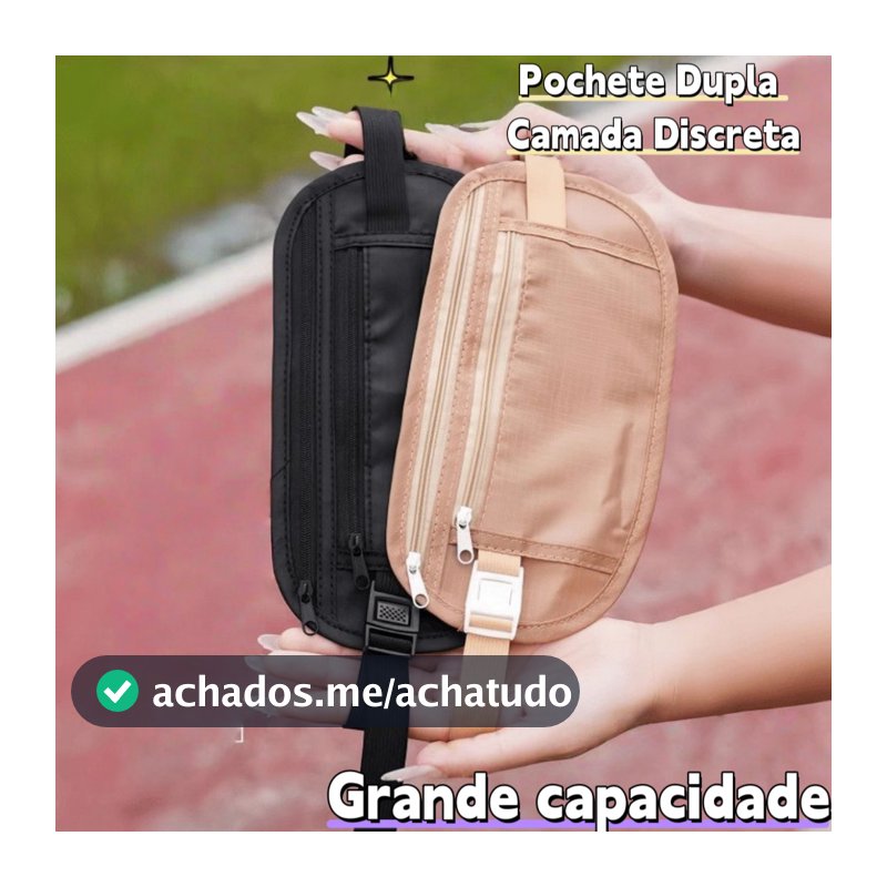 3/2/1 PCS Pochete Doleira Antifurto Nylon Impermeável Porta Celular Dinheiro Segurança Viagem Corrida Academia