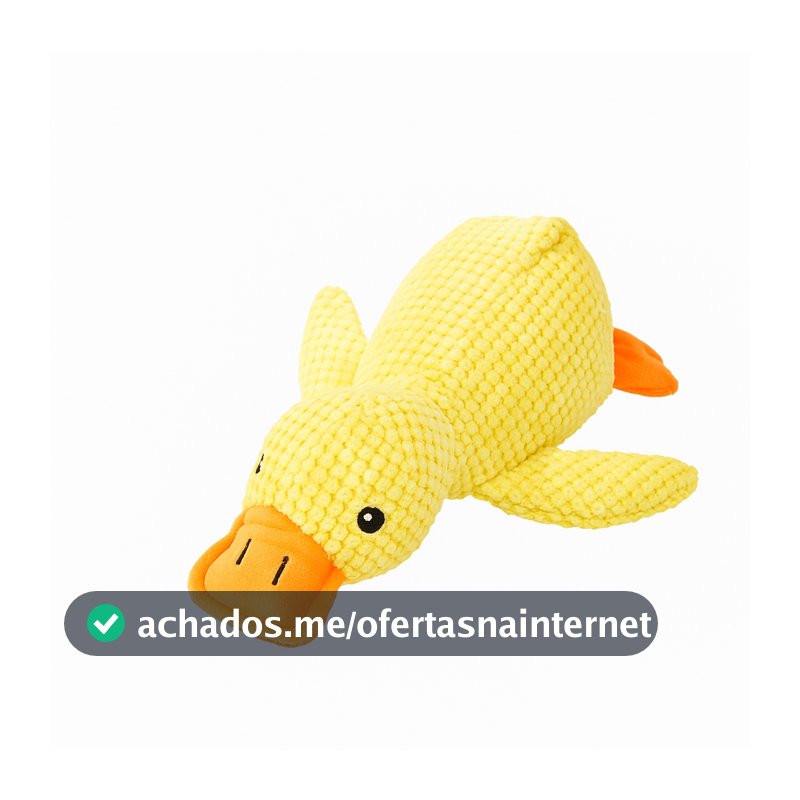 Brinquedo Para Pet Cão | Poliéster | Pelúcia Pato
