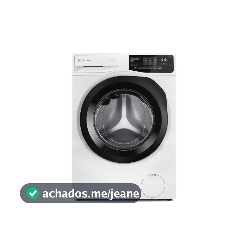 Máquina de Lavar Frontal Electrolux 12kg Branca Inverter com Água Quente e Lavagem Inteligente (LFB12)