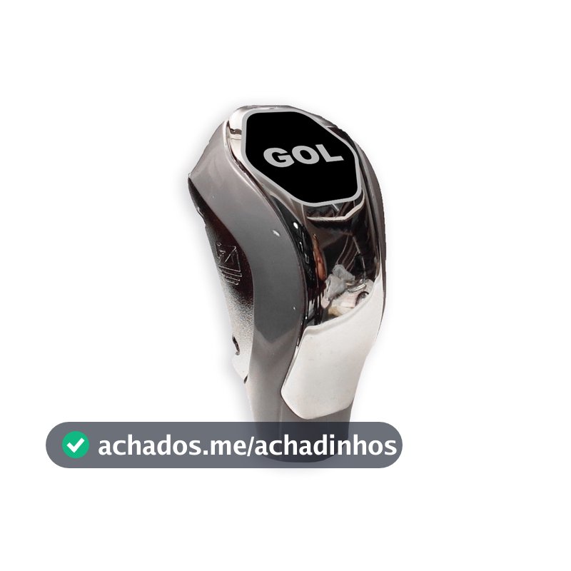 Manopla Bola Cambio Esportivo Cromado Cinza Gol G1 G2 G3 G4 G5 - Shekparts