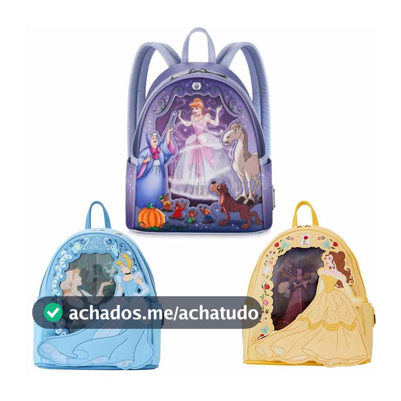 Bela E A Fera Cena Mini Mochila Belle Princesa Dos Desenhos Animados Ombro Duplo Criança Menina Presente De Aniversário