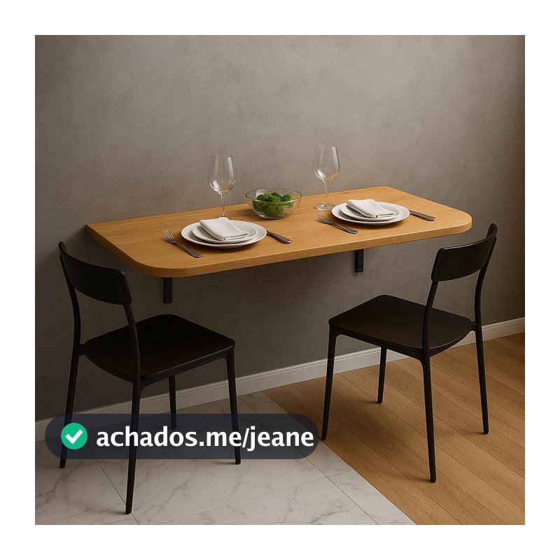 QUEIMA DE ESTOQUE - Mesa Dobrável de Parede - Ideal para Cozinha