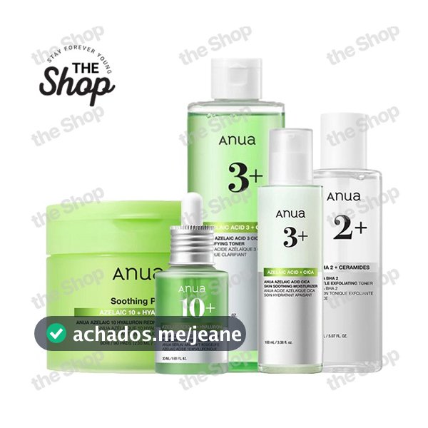 [Anua] Ácido Azelaico 10 Soros E Almofadas/Toner BHA 2 %/Linha Clarificante Cica-Calmante Para Vermelhidão Cuidados Com