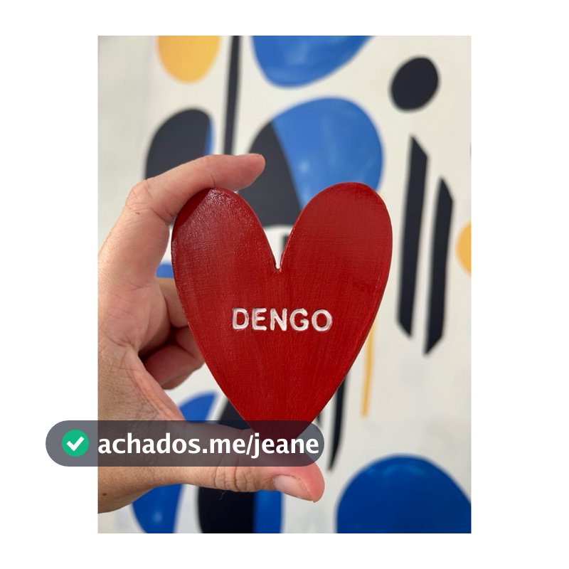 Plaquinha placa coração personalizado cerâmica fria