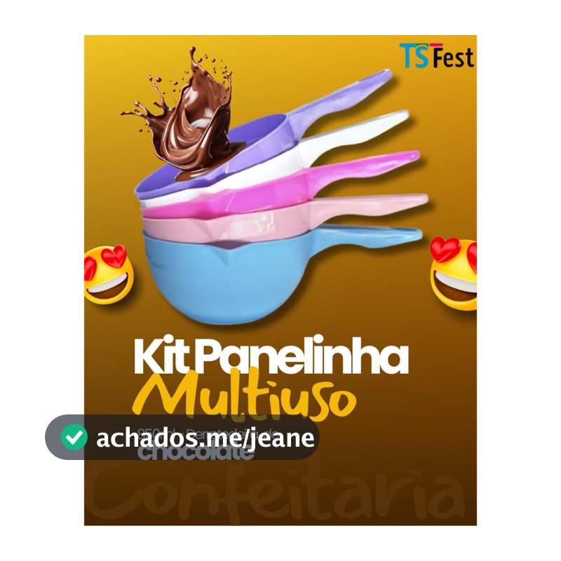 Panelinha Multiuso Confeitaria 850ml – Derreter Chocolate Caldas e Recheios | Plástico Premium